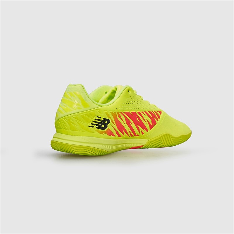 New Balance Mens Furon Pro V8 IN Indoor Football Boots Hi-Light Yellow/Energy Red - Image 5