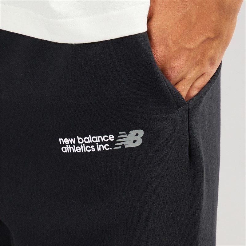 New Balance Mens Tone Logo Joggers Black - Image 3