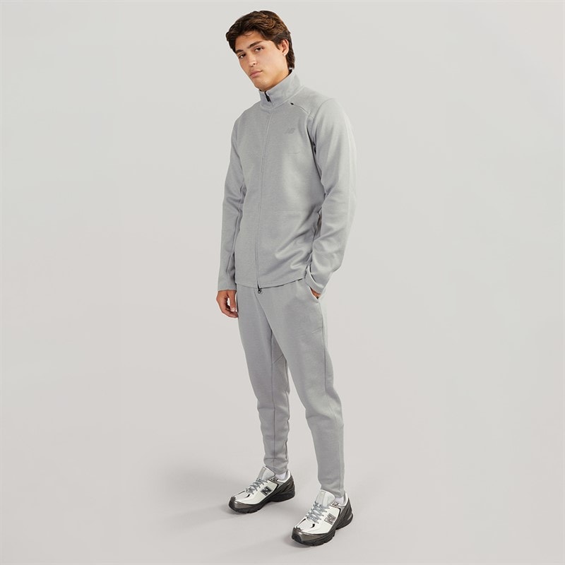 New Balance Mens Tech Knit Training Track Pants Athletic Grey - Image 4