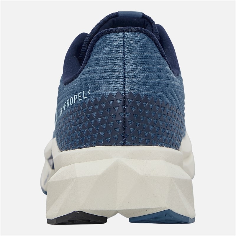 New Balance Womens Fuelcell Propel V5 Neutral Running Shoes Heron Blue/Navy/Angora - Image 3