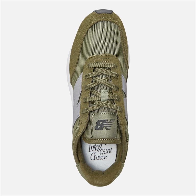 New Balance 370 Trainers Khaki Green - Image 4