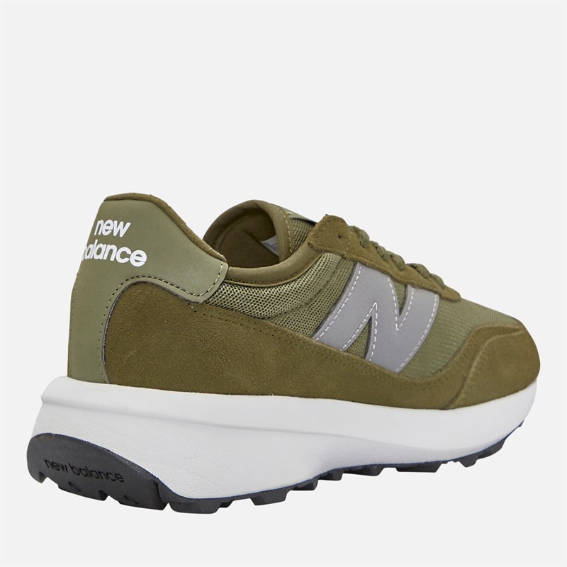 New Balance 370 Trainers Khaki Green - Image 5