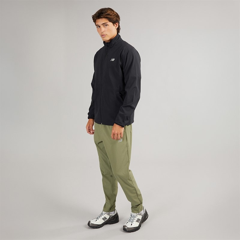 New Balance Mens AC Tapered Track Pants Olivine - Image 4