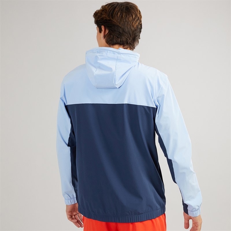 New Balance Mens Woven Full Zip Jacket Navy - Image 2