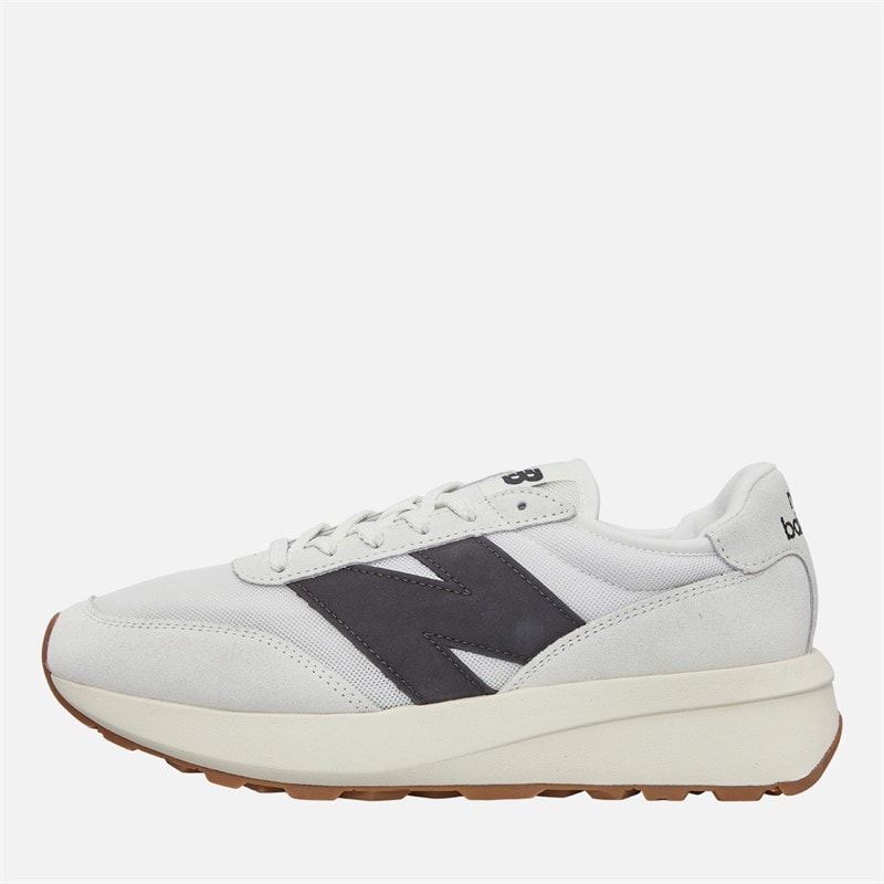 New Balance 370 Trainers Sea Salt/Black Cement