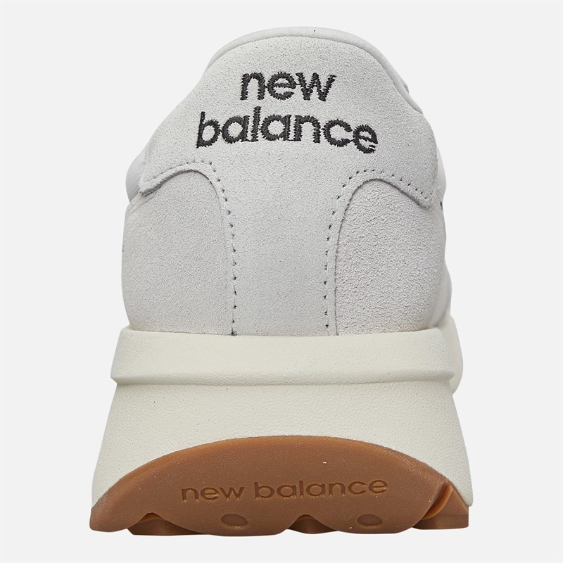 New Balance 370 Trainers Sea Salt/Black Cement - Image 3