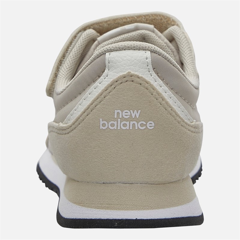 New Balance Kids 323 Hook And Loop Trainers Beige - Image 3