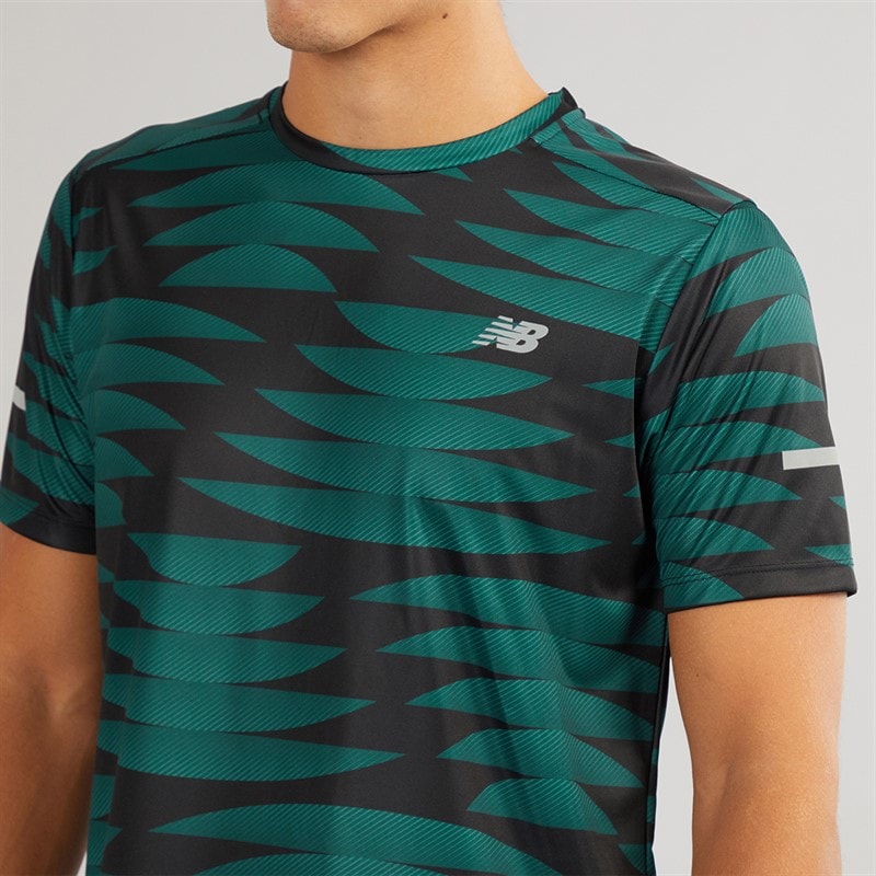 New Balance Mens Sports Essentials Poly T-Shirt Multi - Image 3