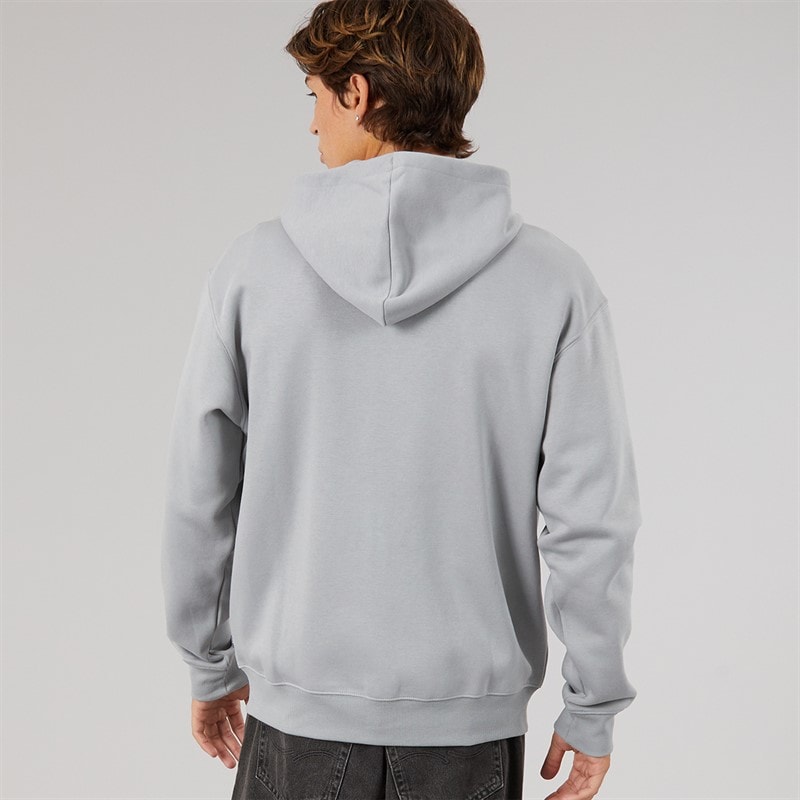 New Balance Mens Tone Logo Full Zip Hoodie Grey - Image 2