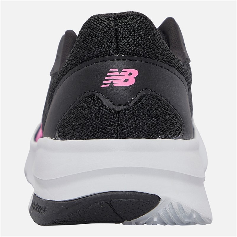 New Balance Junior Girls 578 Neutral Running Shoes Black/Pink - Image 3