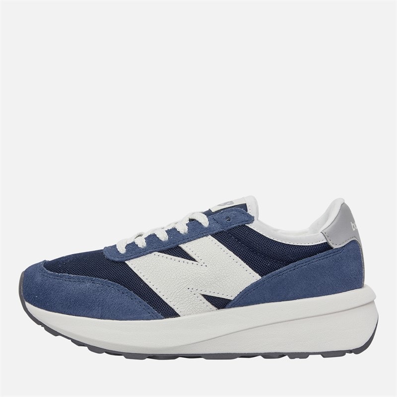 New Balance Junior 370 Trainers Navy/White