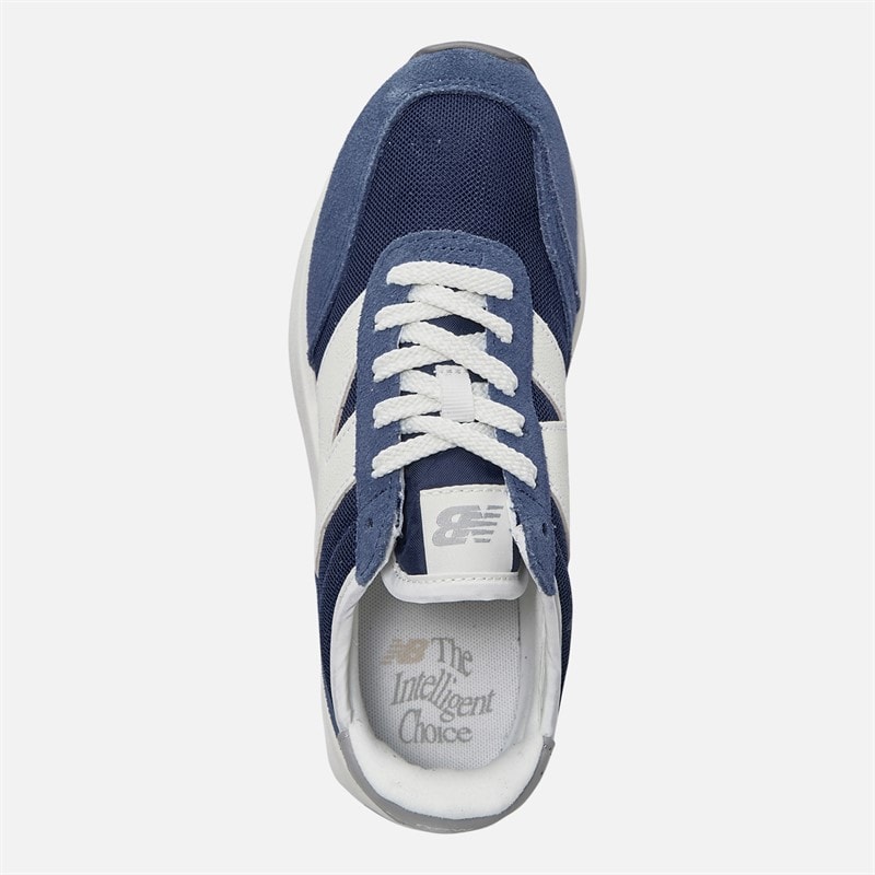 New Balance Junior 370 Trainers Navy/White - Image 4