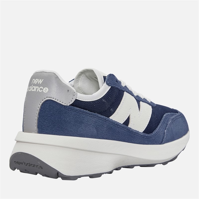 New Balance Junior 370 Trainers Navy/White - Image 5