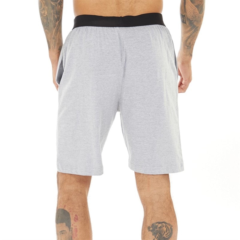 NICCE Mens Zuri Lounge Shorts Grey Marl - Image 2