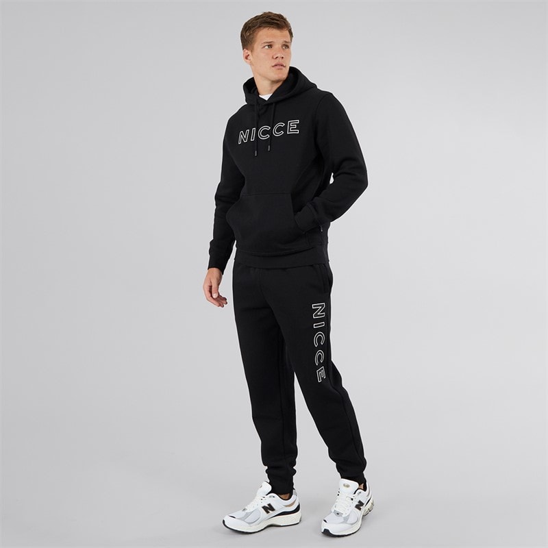 NICCE Mens Albert Tracksuit Black - Image 3