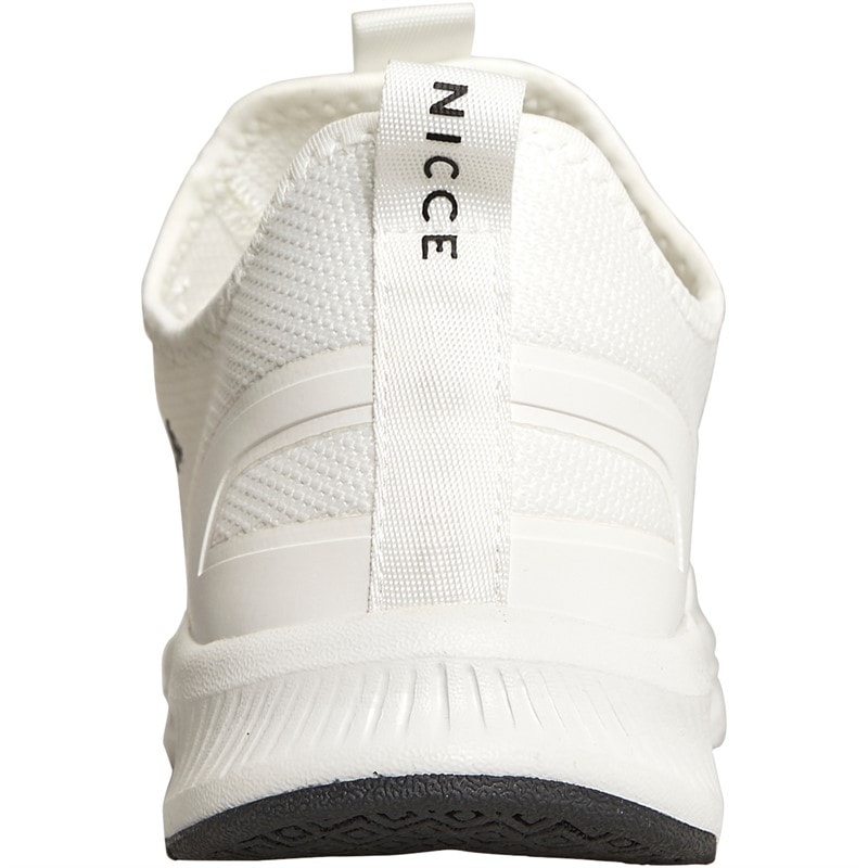 NICCE Mens Chassis Trainers White/Black - Image 3
