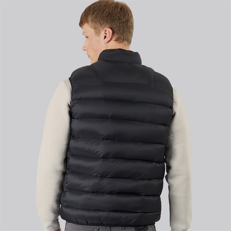 NICCE Mens Cetera Zip Through Padded Gilet Black - Image 2