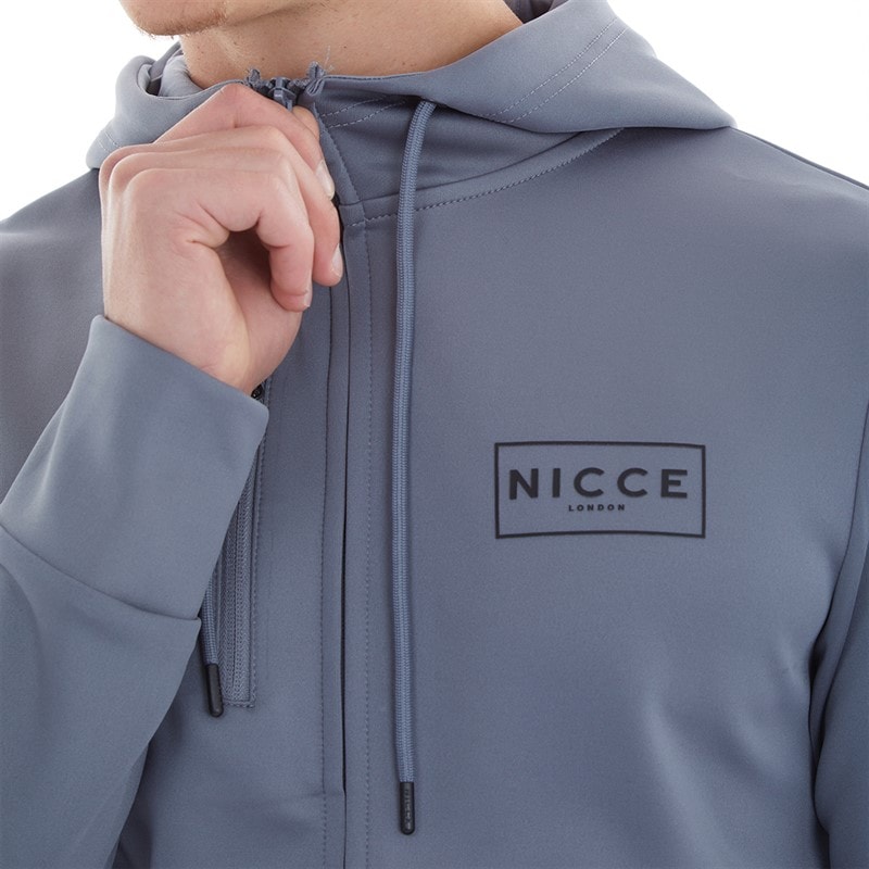 NICCE Mens Vorton Tracksuit Steel Grey - Image 3