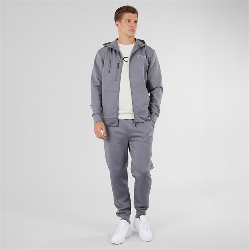 NICCE Mens Vorton Tracksuit Steel Grey - Image 4