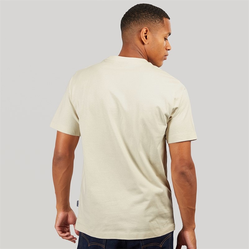 NICCE Mens Denno T-Shirt Light Stone - Image 2