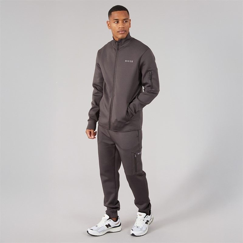 NICCE Mens Farrin Tracksuit Coal