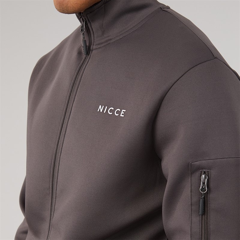NICCE Mens Farrin Tracksuit Coal - Image 3