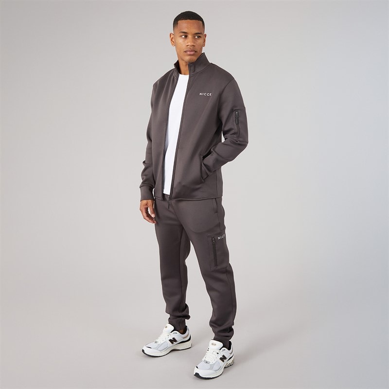 NICCE Mens Farrin Tracksuit Coal - Image 4
