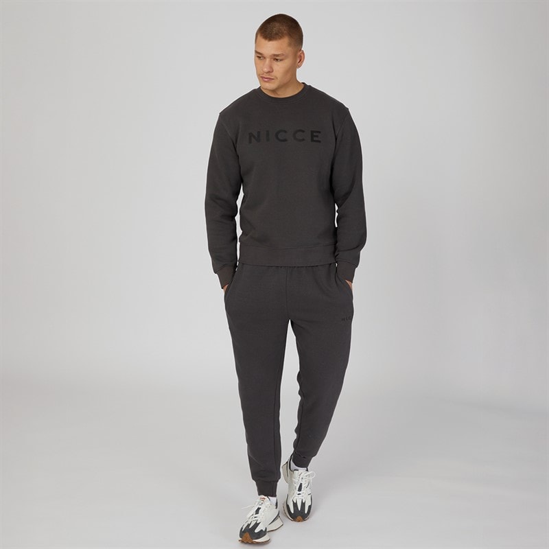 NICCE Mens Lormi Sweatshirt Coal - Image 3