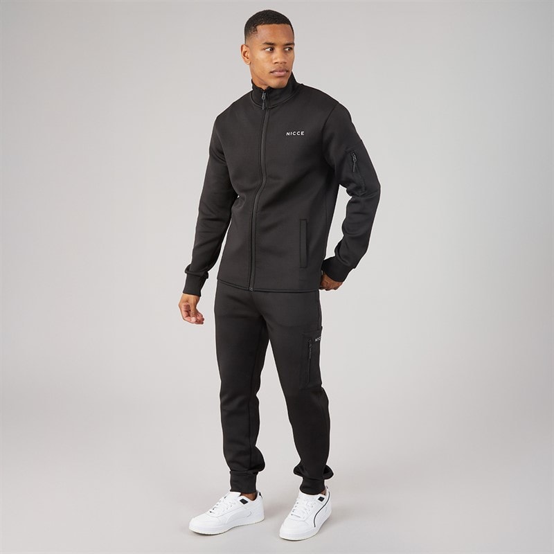NICCE Mens Farrin Tracksuit Black