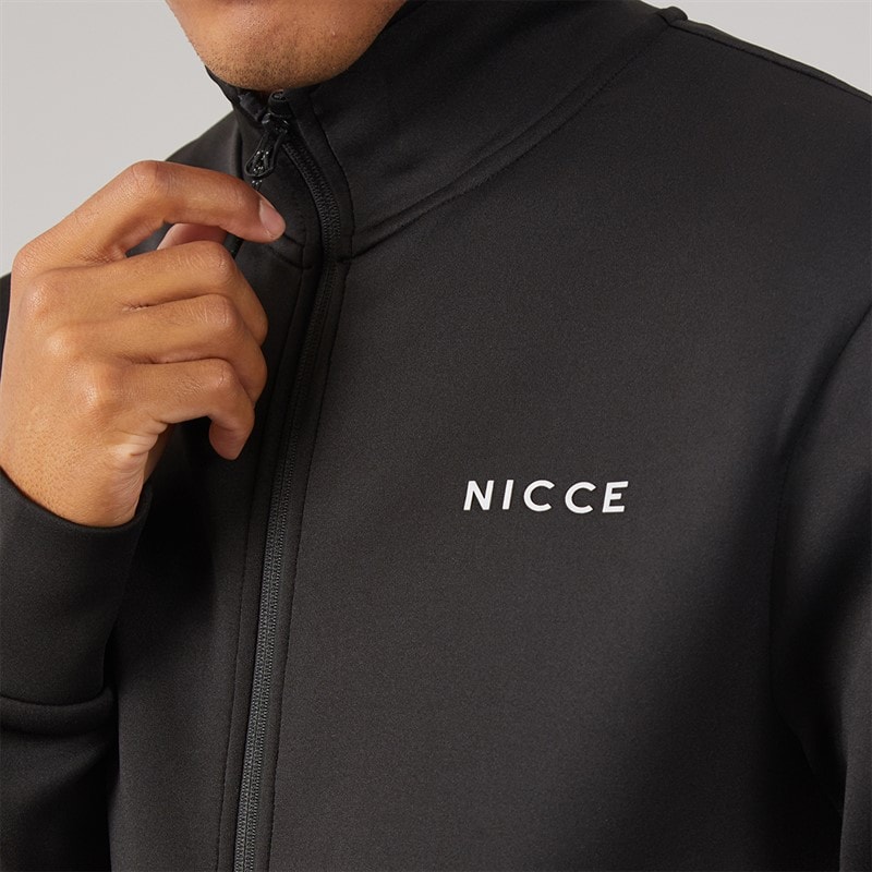 NICCE Mens Farrin Tracksuit Black - Image 3