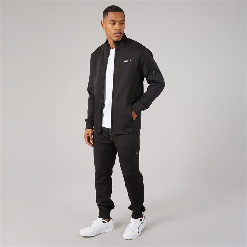 NICCE Mens Farrin Tracksuit Black - Image 4