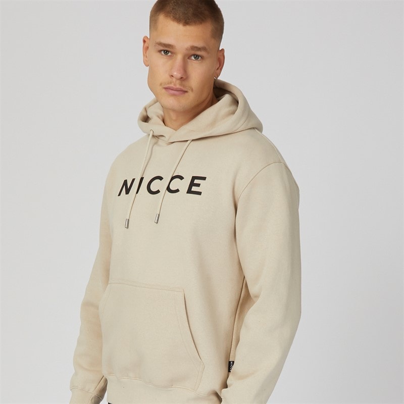 NICCE Mens Tilla Hoodie Light Stone - Image 1