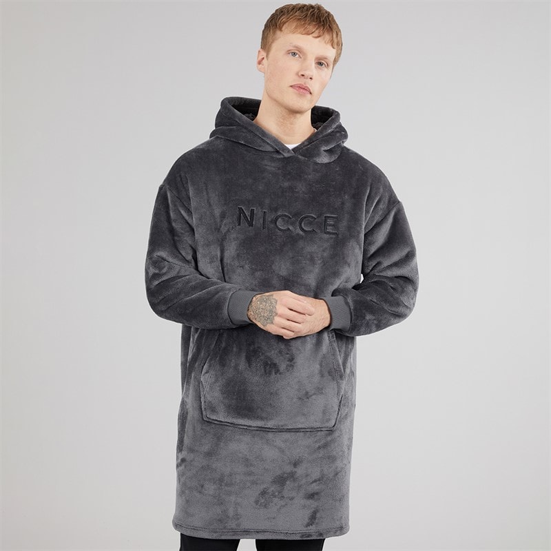 NICCE Mens Finadeni Snuggle Fleece Charcoal - Image 1