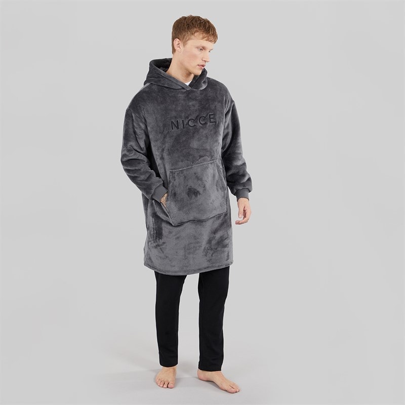 NICCE Mens Finadeni Snuggle Fleece Charcoal - Image 3