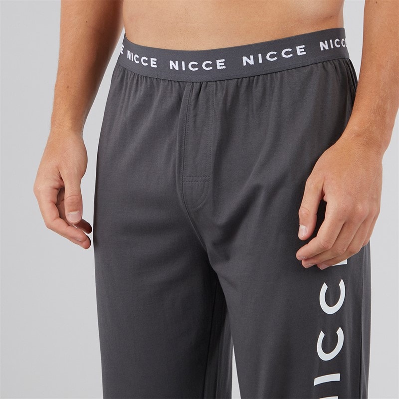 NICCE Mens Henry Lounge Set Coal - Image 3