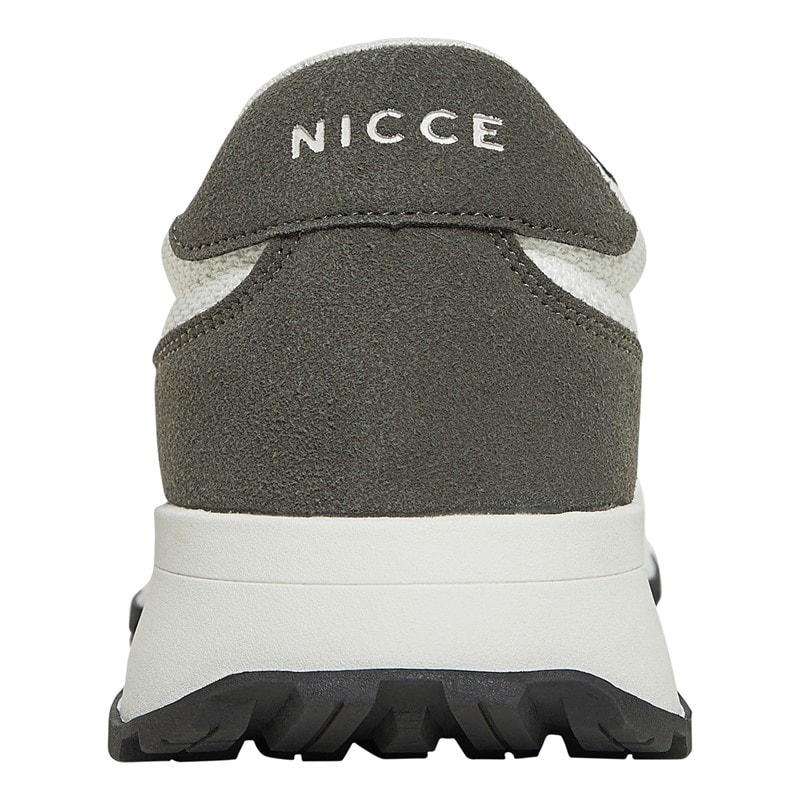 NICCE Mens Dalston Trainers White/Grey - Image 3