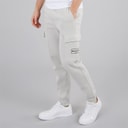 NICCE Mens Calbo Cargo Joggers Chalk Grey