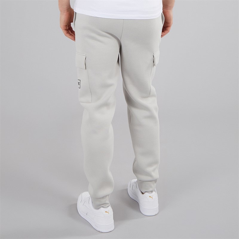 NICCE Mens Calbo Cargo Joggers Chalk Grey - Image 2