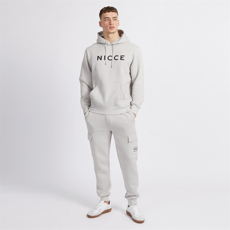 NICCE Mens Tilla Hoodie Chalk Grey - Image 3