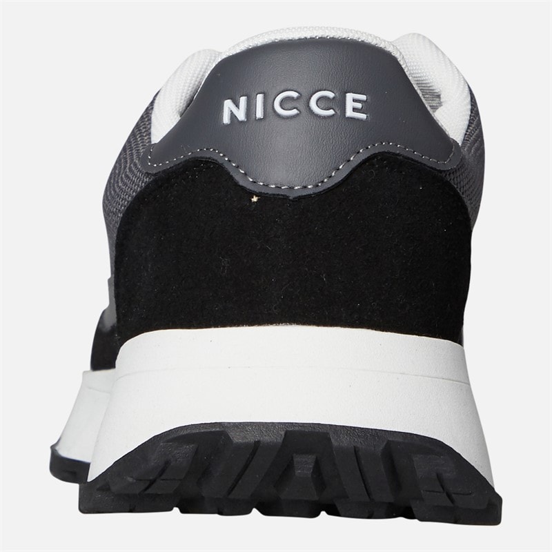 NICCE Mens Zabina Trainers Coal/Black/White - Image 3