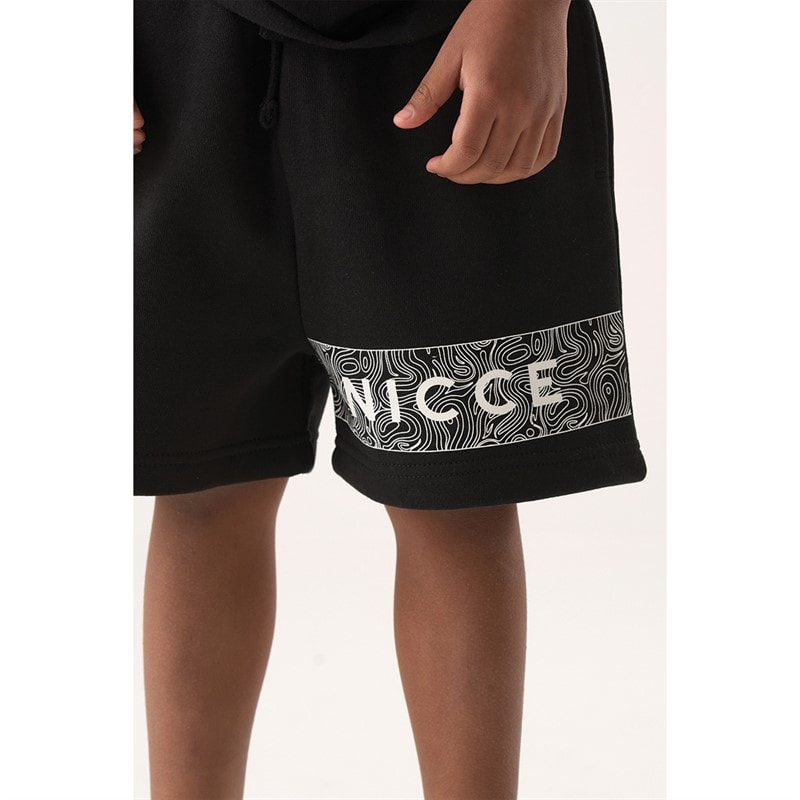 NICCE Boys T-Shirt And Shorts Set Black - Image 3