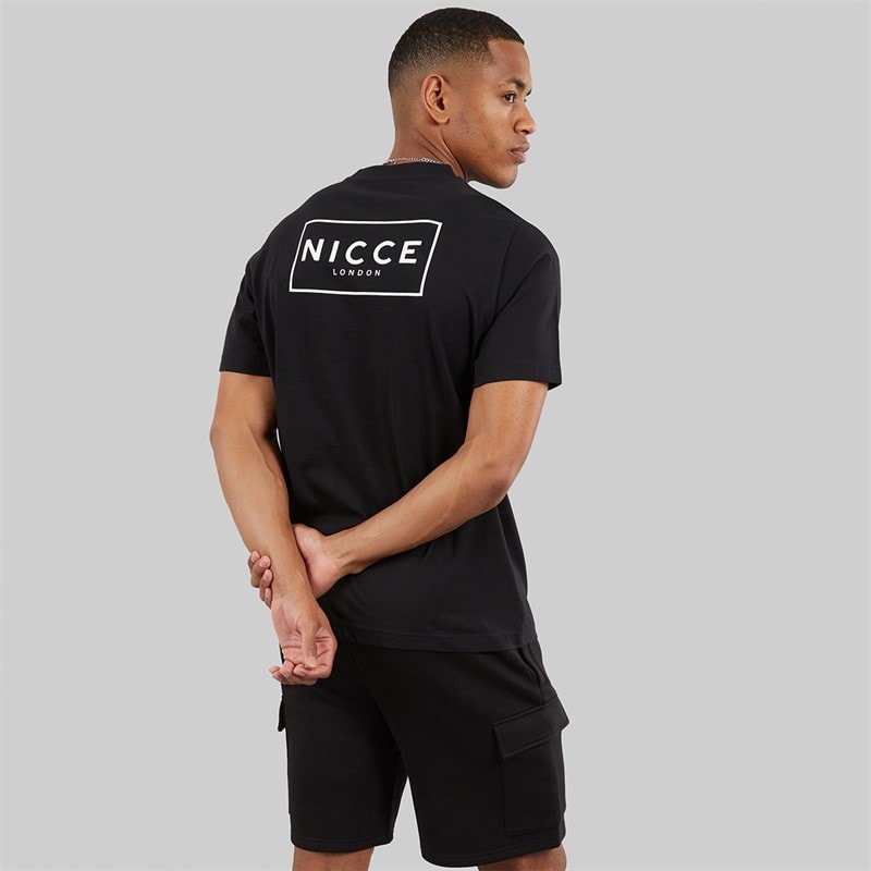 NICCE Mens Tradfri T-Shirt And Shorts Set Black