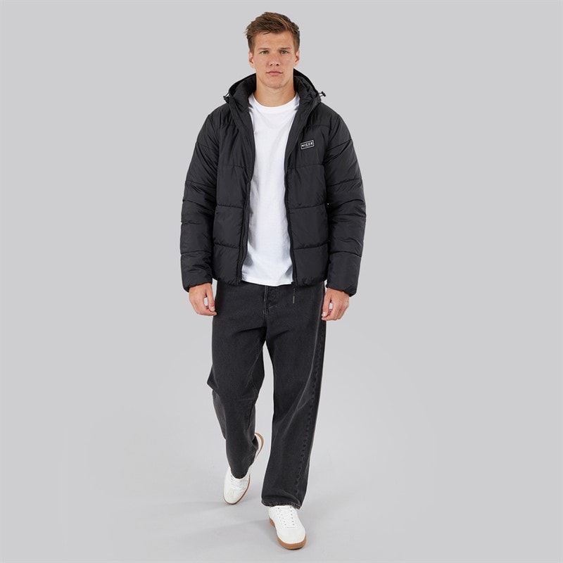 NICCE Mens Narmer Puffer Jacket Black - Image 4