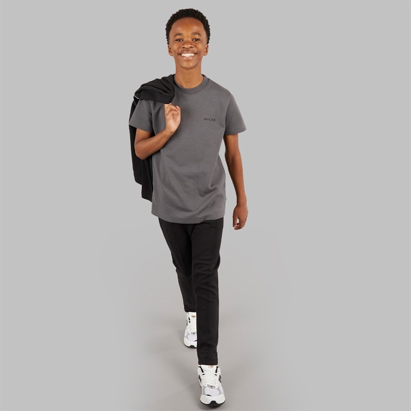 NICCE Boys Ziptey Jacket T-Shirt And Joggers Three Piece Set Black - Image 5