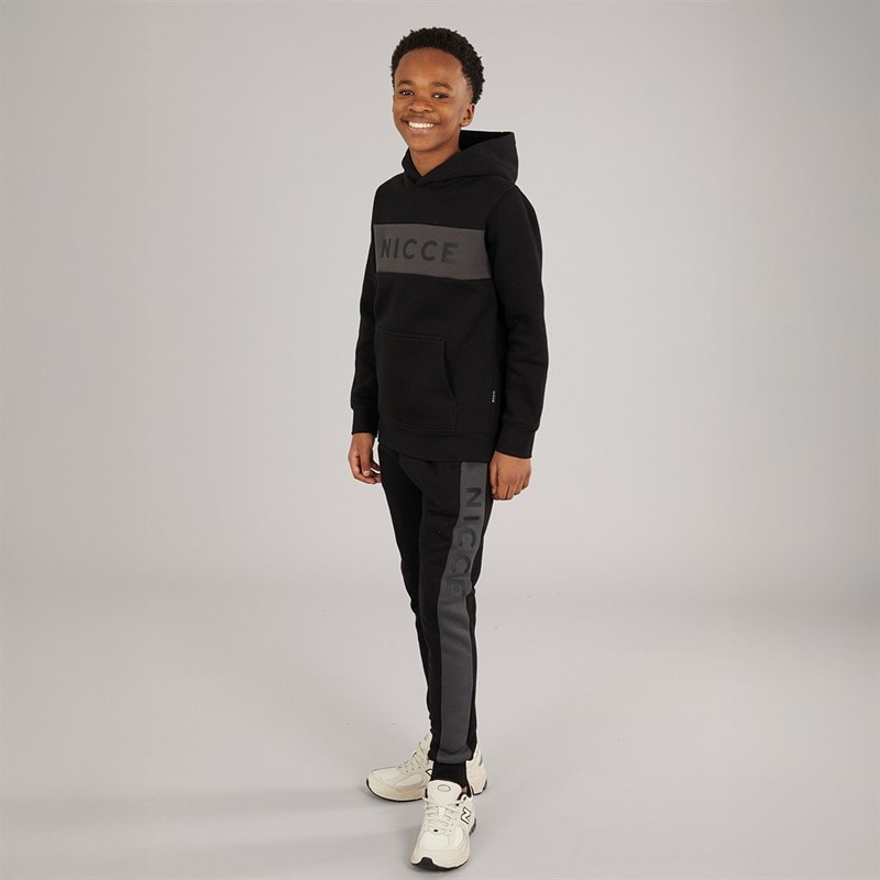 NICCE Boys Moss Tracksuit Black - Image 3