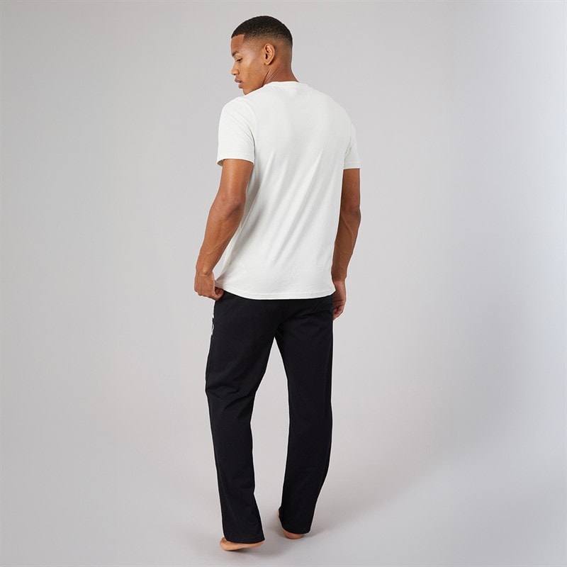 NICCE Mens Aderyn T-Shirt And Lounge Pants Set Black - Image 2