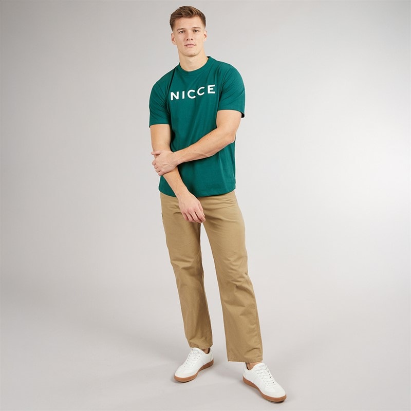 NICCE Mens Denno T-Shirt Deep Teal - Image 4