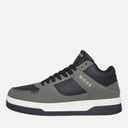 NICCE Mens Rustan Hi Top Trainers Black/Coal