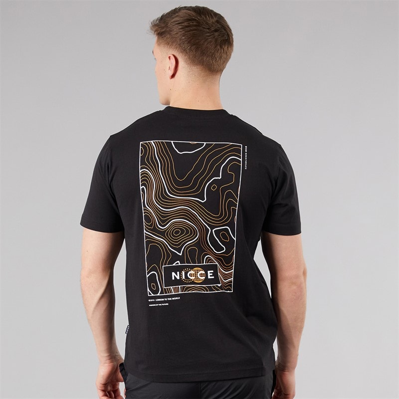 NICCE Mens Katto T-Shirt Black - Image 3