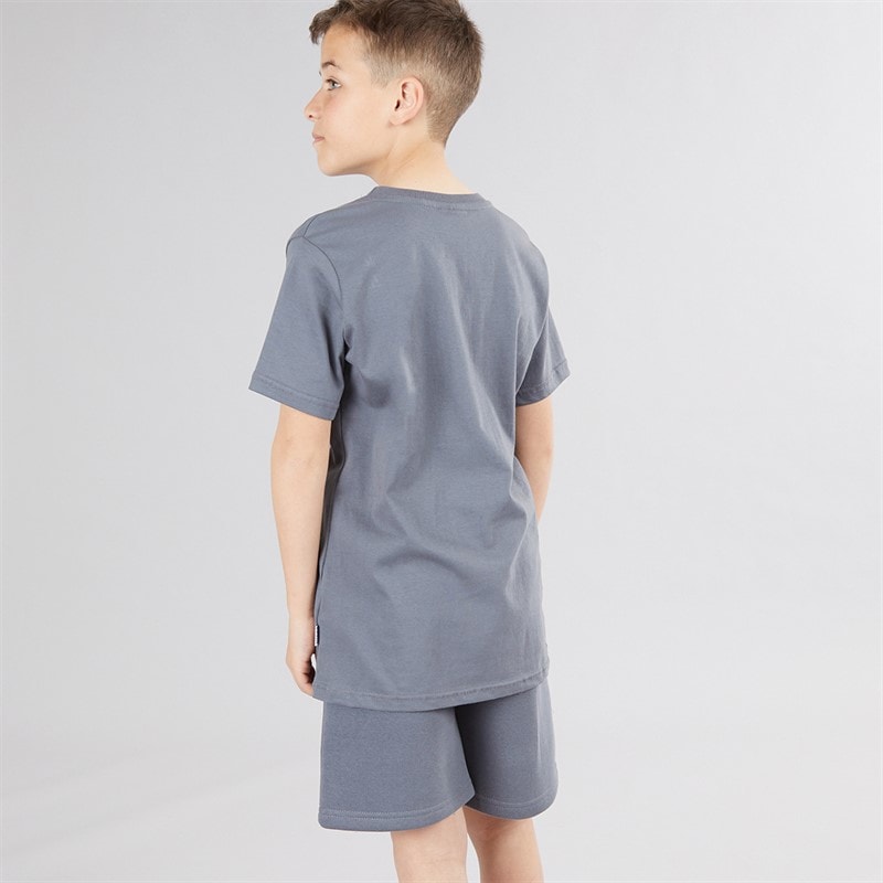 NICCE Boys Dohen T-Shirt And Shorts Set Steel Grey - Image 2